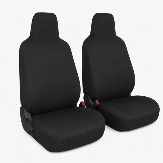 Isuzu D-MAX Single Cab (07/2020 – On) – Front Car Seat Covers – Neoprene – Black