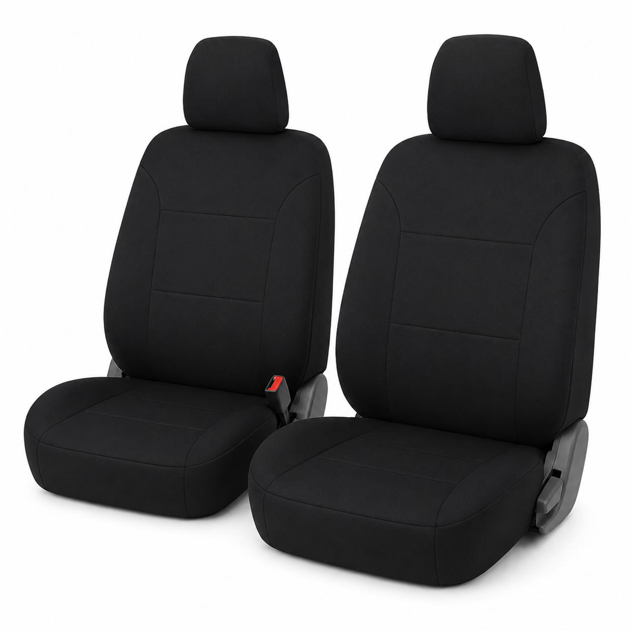 Toyota HiAce Van LWB & SLWB 02/2019–On Tuff Skin Neoprene Front Seat Covers – Black
