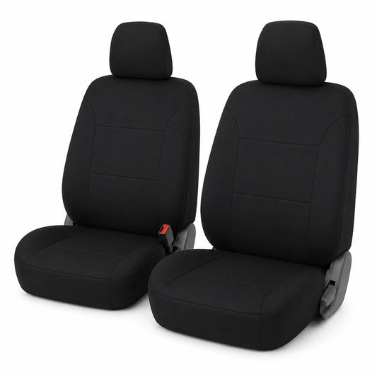Toyota Hiace Van (02/2019 – On) – Front Car Seat Covers – Neoprene – Black