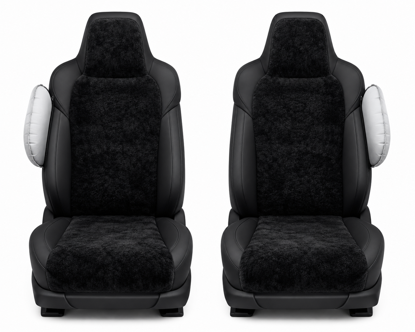 Ilana River Gum 22mm Sheepskin Front Seat Covers - Toyota HiLux Single Cab – Classic Fit Car Seat Covers product image 2