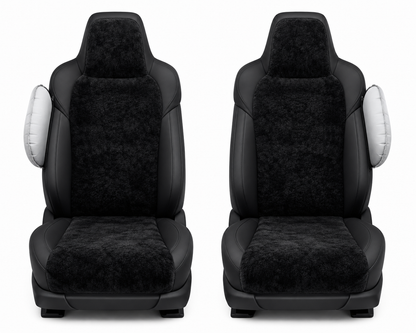 Ilana River Gum 22mm Sheepskin Front Seat Covers - Toyota HiLux Single Cab – Classic Fit Car Seat Covers product image 2