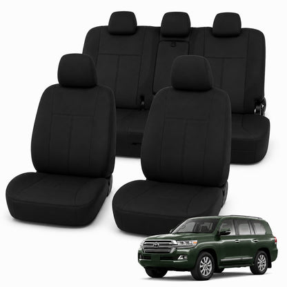 Toyota LandCruiser 200 Series (11/2017 - 06/2021) - Front & Rear Car Seat – Classic Fit Car Seat Covers product image 1