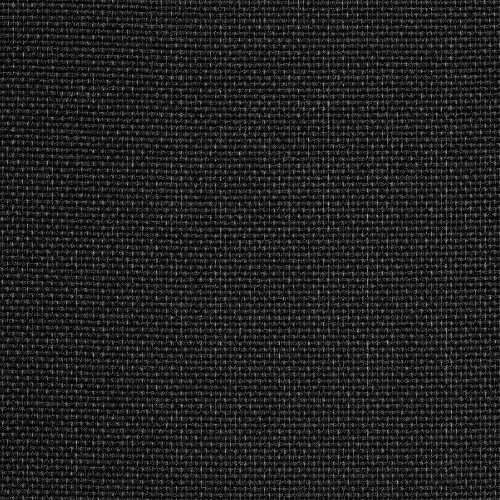 Close-up of black Comfort Velour seat-cover material and its soft woven texture.